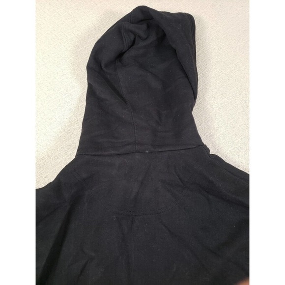 Pacer Jacket Womens Large PL Black Hooded Fleece-Lined Cotton Pockets Full-Zip - Picture 12 of 12